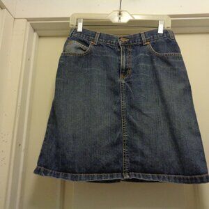 RETRO DENIM FADE QUICKSILVER ROXY JEAN MINI SKIRT 7